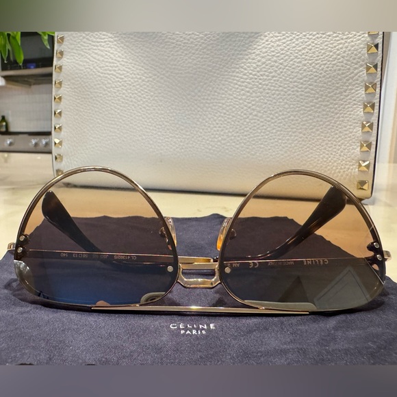 CELINE | Brown Aviator Sunglasses - Picture 4 of 10